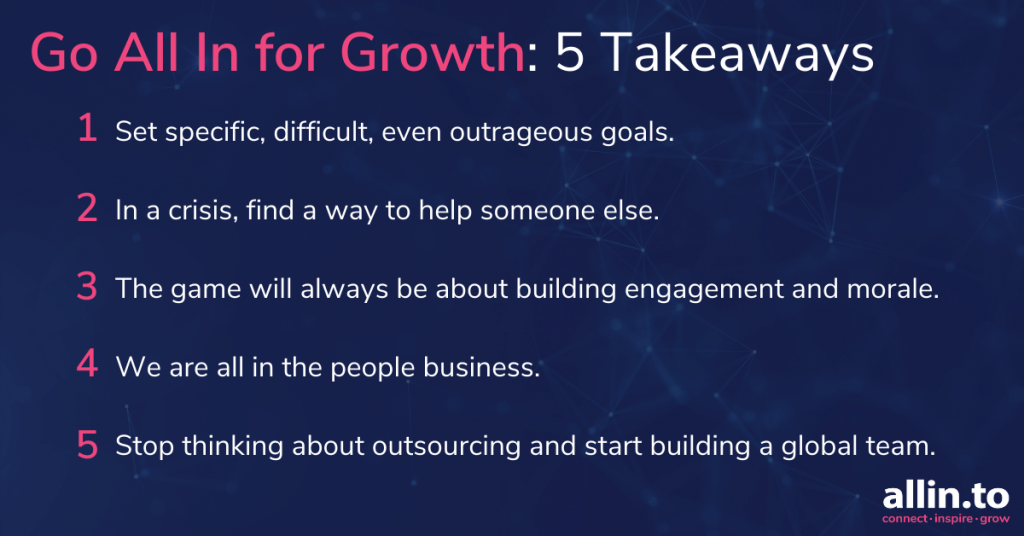 5 Key Takeaways from the Go All In for Growth virtual conference
