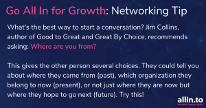 Networking tip